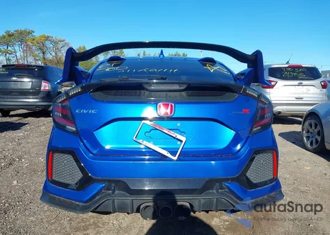 2019 Honda Civic Type R Touring z USA, uszkodzony, nr VIN SHHFK8G73KU203201